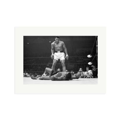 Muhammad Ali Taunting Sonny Liston Framed Photograph Print Only XL