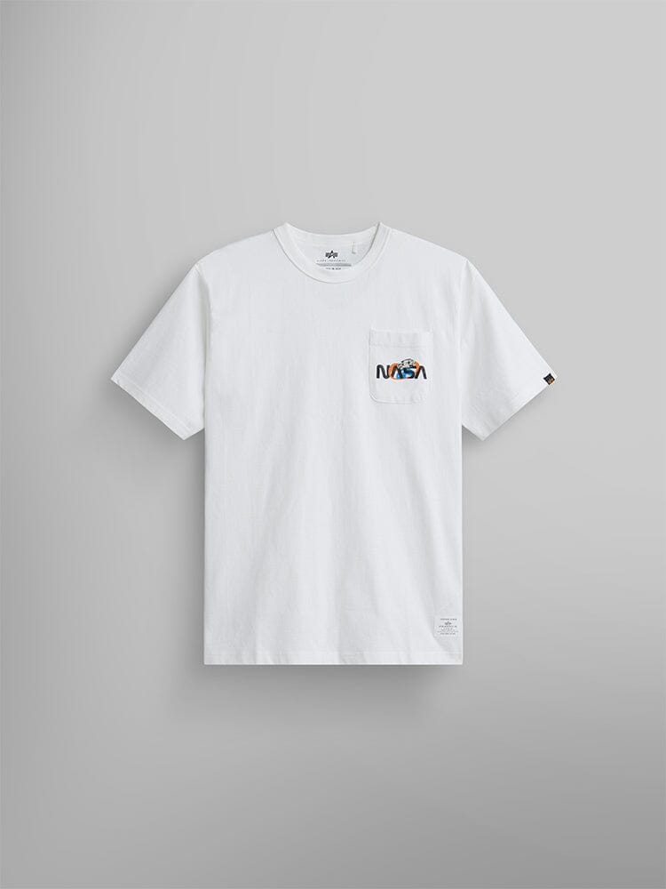 Alpha Industries NASA Essential Pocket Tee WHITE