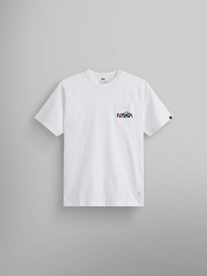 Alpha Industries NASA Essential Pocket Tee WHITE