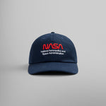 Alpha Industries NASA WORM LOGO CAP - REPLICA BLUE