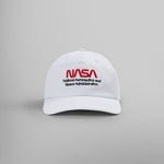 Alpha Industries NASA WORM LOGO CAP - WHITE