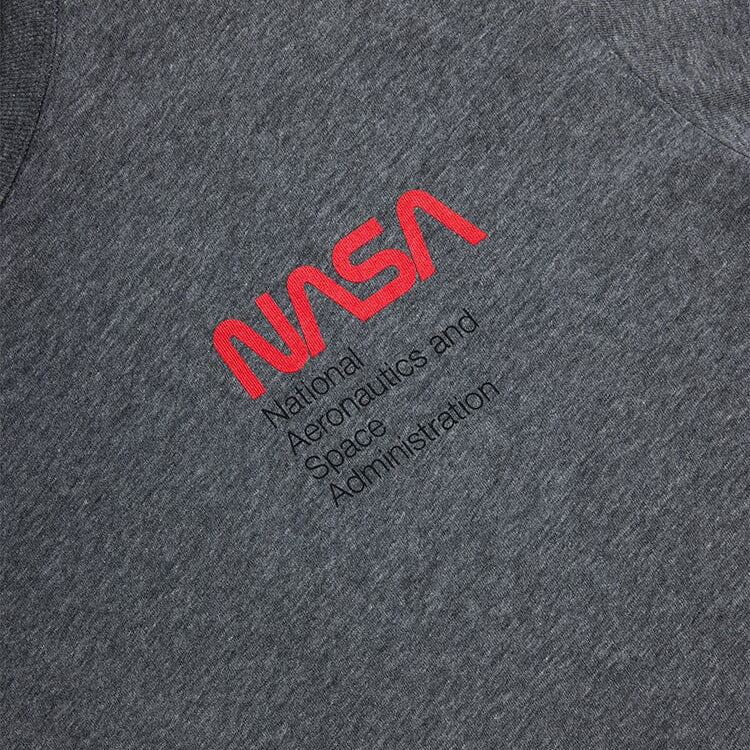 NASA Worm Logo Funny Graphic T-Shirt - Sarcastic Humor Tee For Men & Women