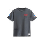 Alpha Industries NASA Worm Logo T-Shirt - DARK CHARCOAL HEATHER