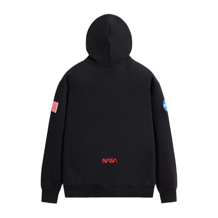 ALPHA INDUSTRIES NASA WORM LOGO HOODIE