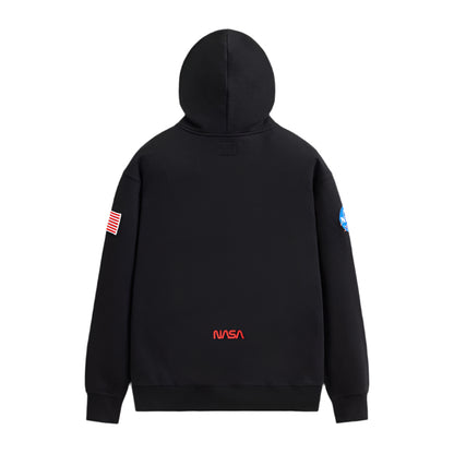 ALPHA INDUSTRIES NASA WORM LOGO HOODIE