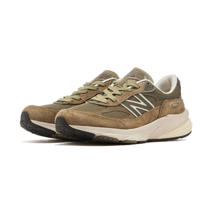 New Balance Made in USA 990v6 Olive Sneakers