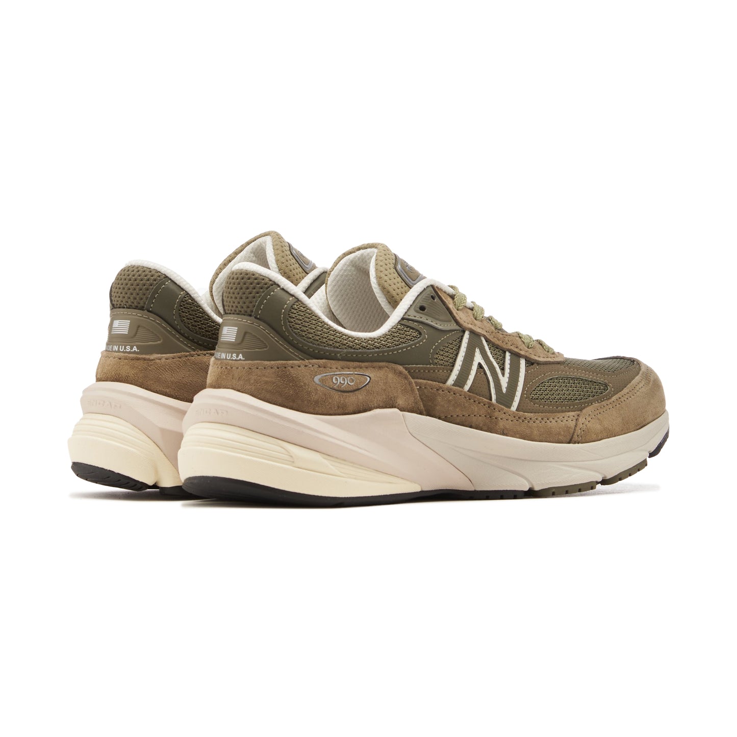 New Balance Made in USA 990v6 Olive Sneakers