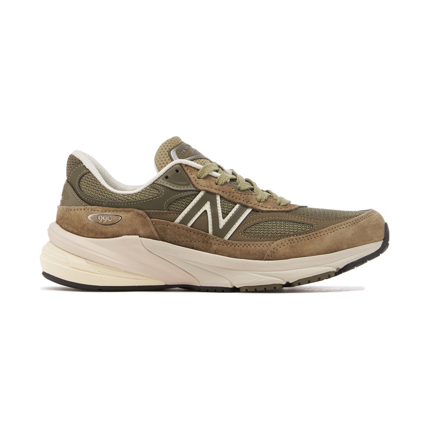 New Balance Made in USA 990v6 Olive Sneakers