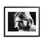Kurt Cobain Framed Print - Black Frame