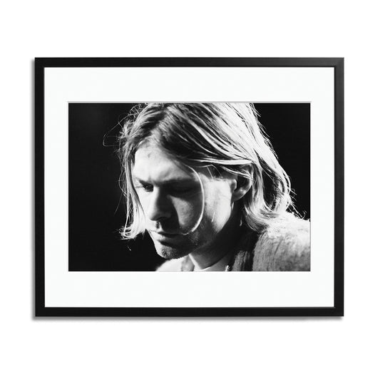 Gerahmter Druck von Kurt Cobain