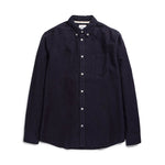 Norse Projects Anton Organic Flannel Shirt - Navy