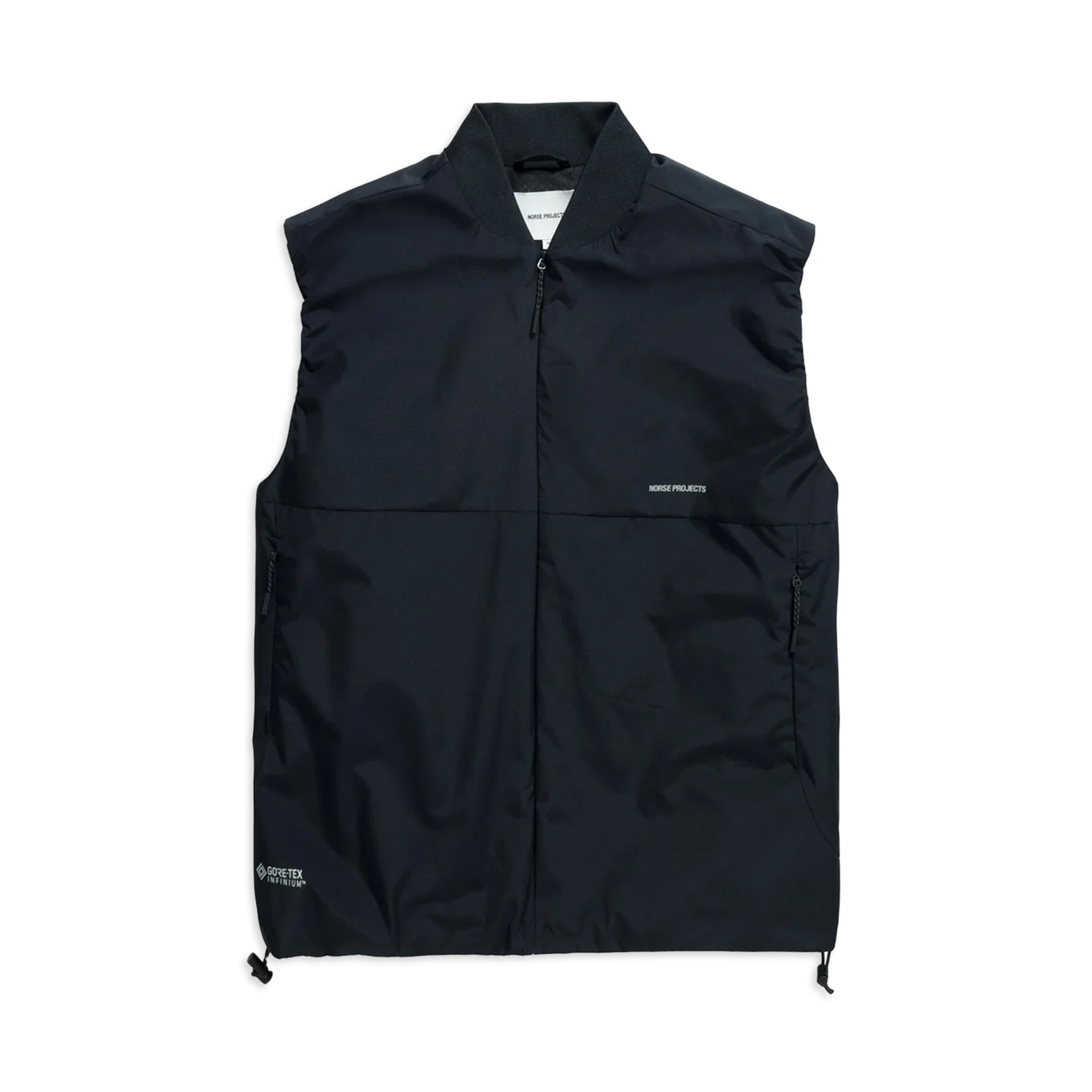 Norse Projects windproof water-repellent hooded gilet - Black