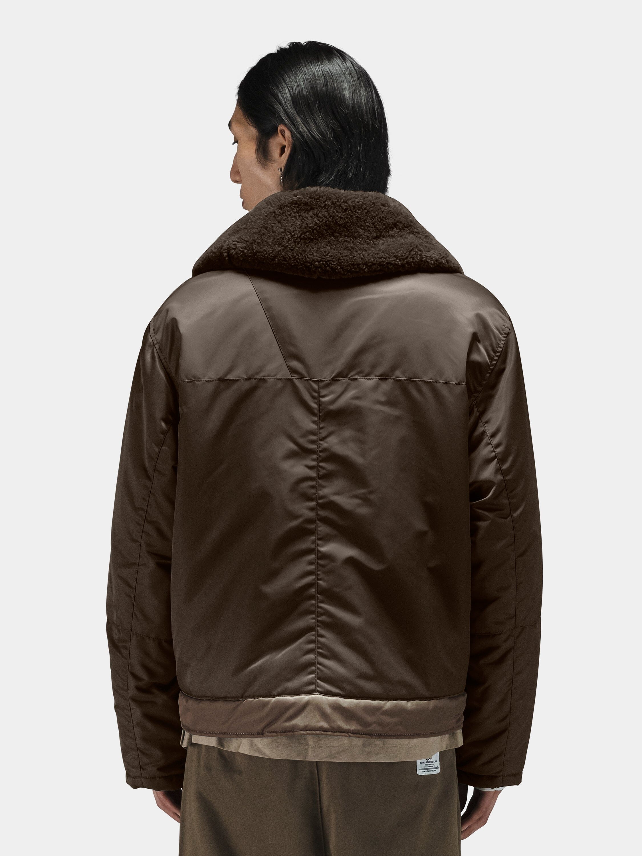 ジャケット・アウター Alpha double-end nylon flight jacket Alpha