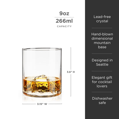 Mountain Crystal Tumblers Set