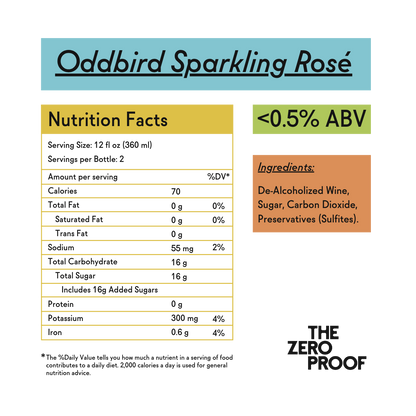 Oddbird Non-Alcoholic Sparkling Rosé