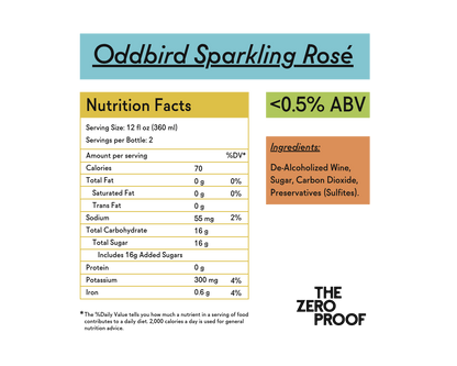 Oddbird Non-Alcoholic Sparkling Rosé