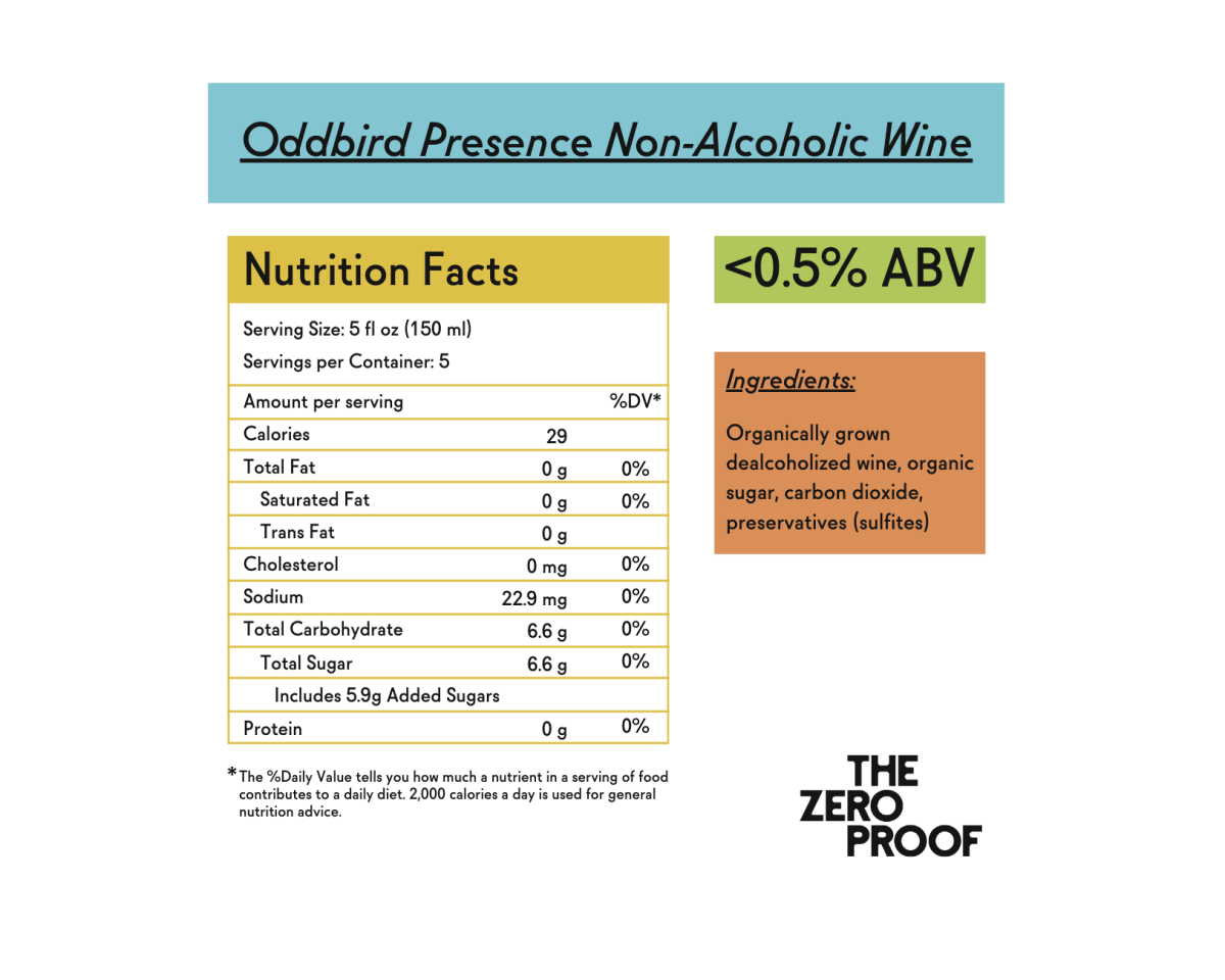 Oddbird Presence Non-Alcoholic Wine