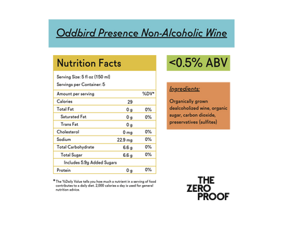 Oddbird Presence Non-Alcoholic Wine