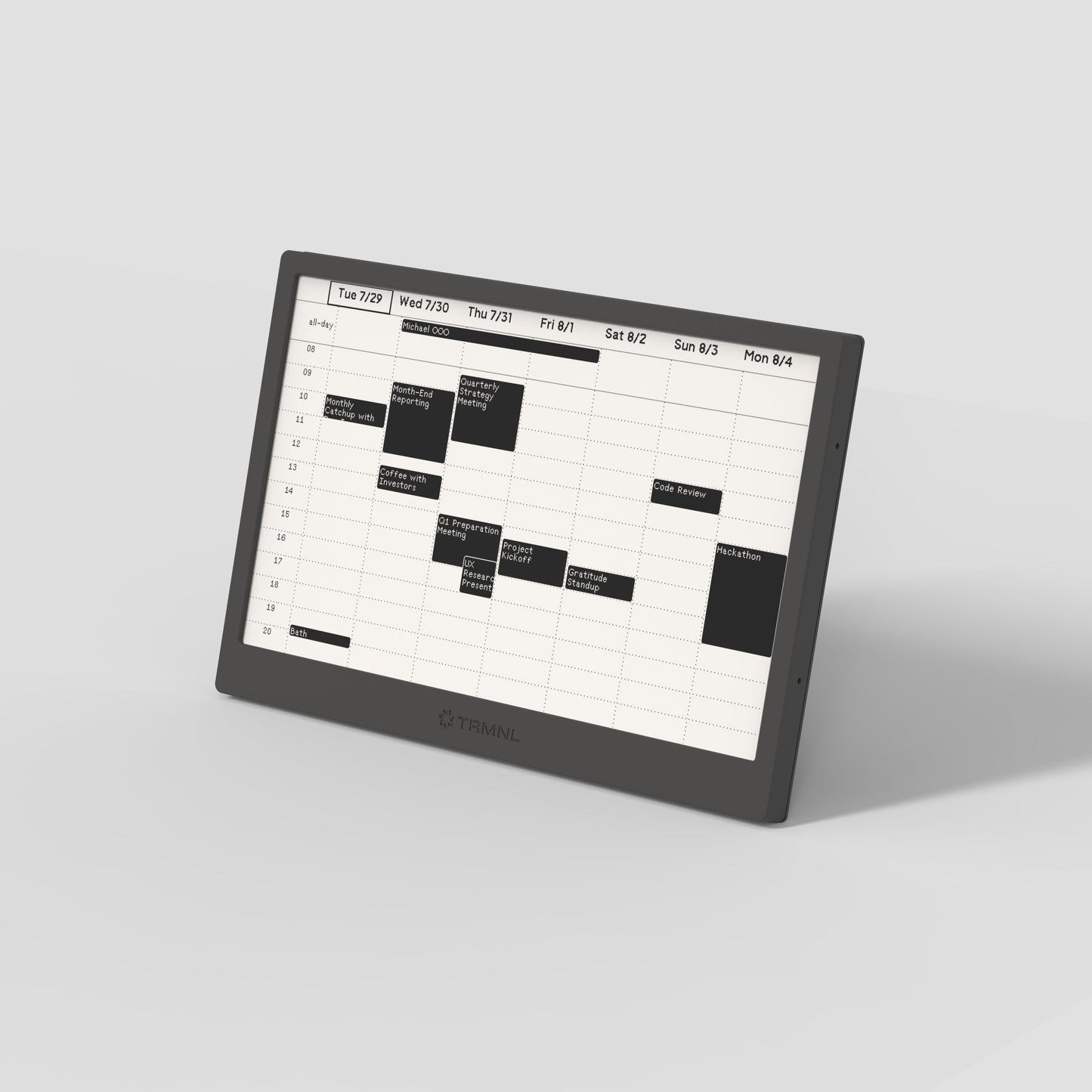 TRMNL Open Source Home Display Black