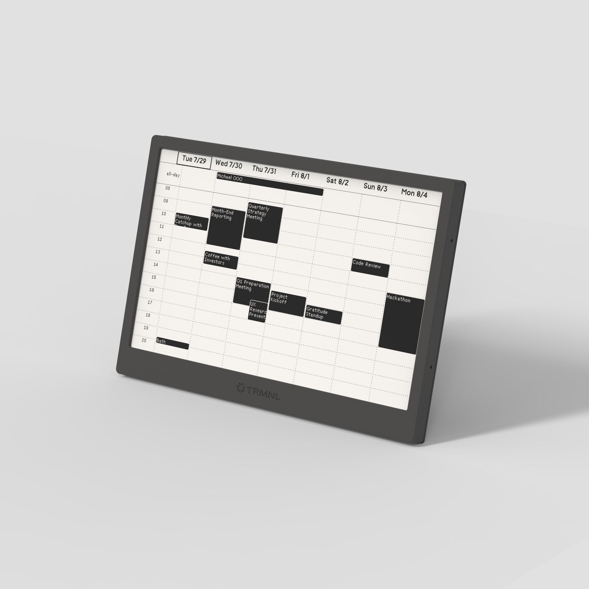 TRMNL Open Source Home Display Black