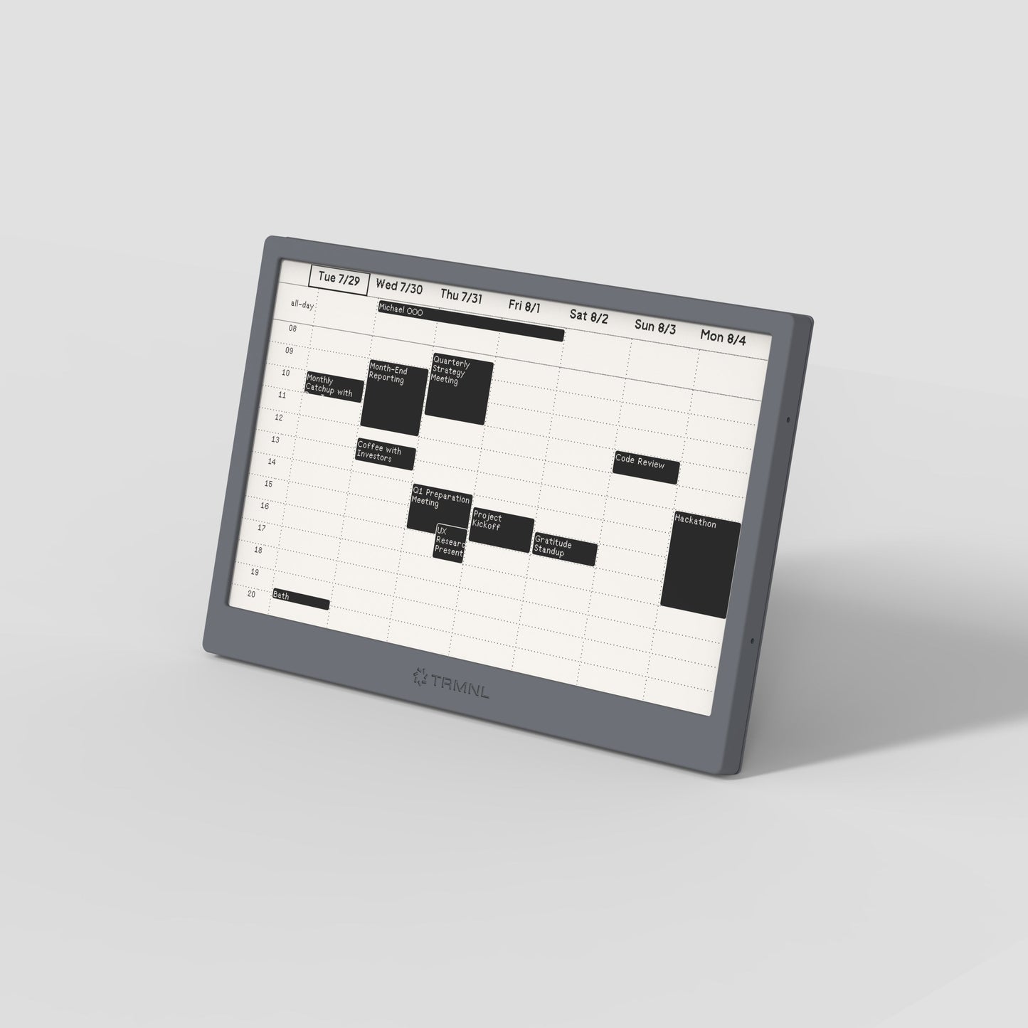 TRMNL Open Source Home Display Gray