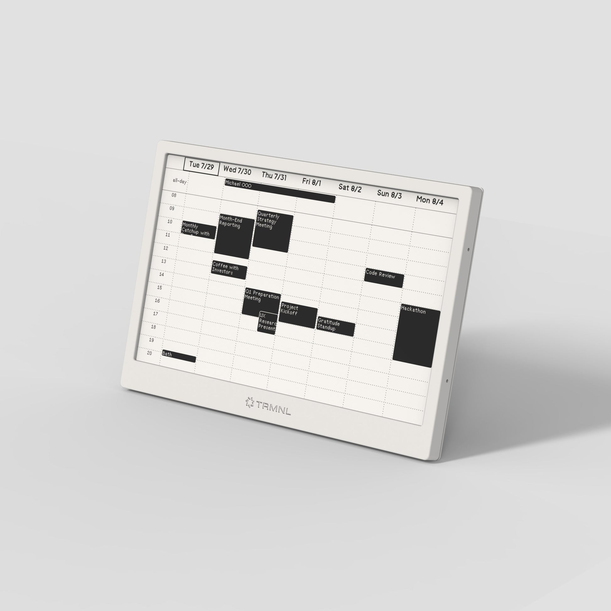 TRMNL Open Source Home Display White