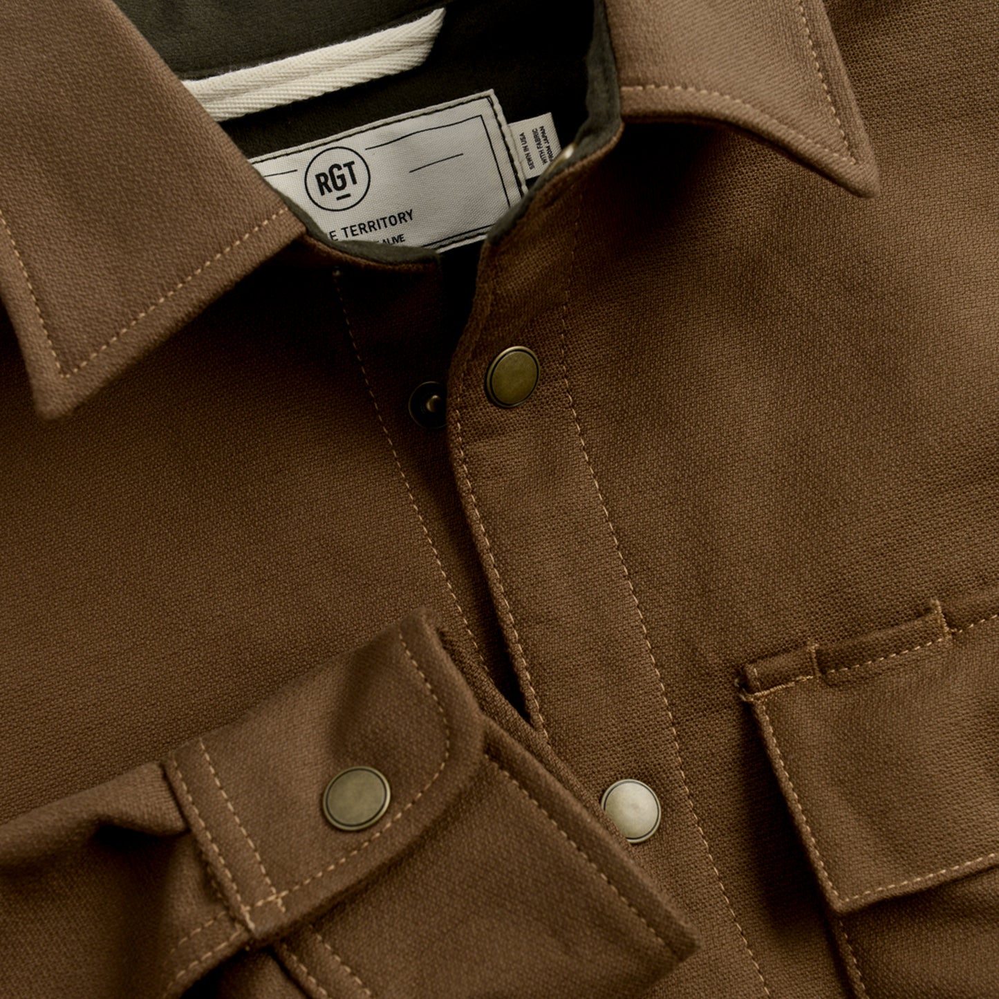 Rogue Territory Brushed Oxford Overshirt