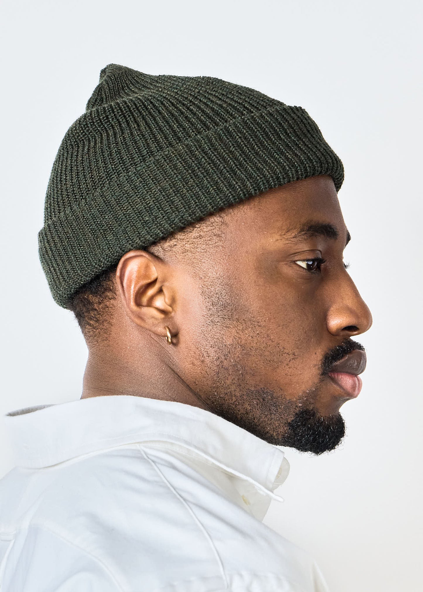 American Trench Merino Cardigan Stitch Beanie