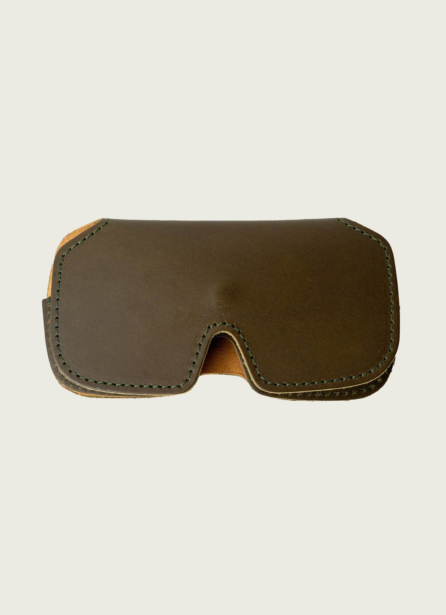 WP Standard Leather Sunglasses Case Olive