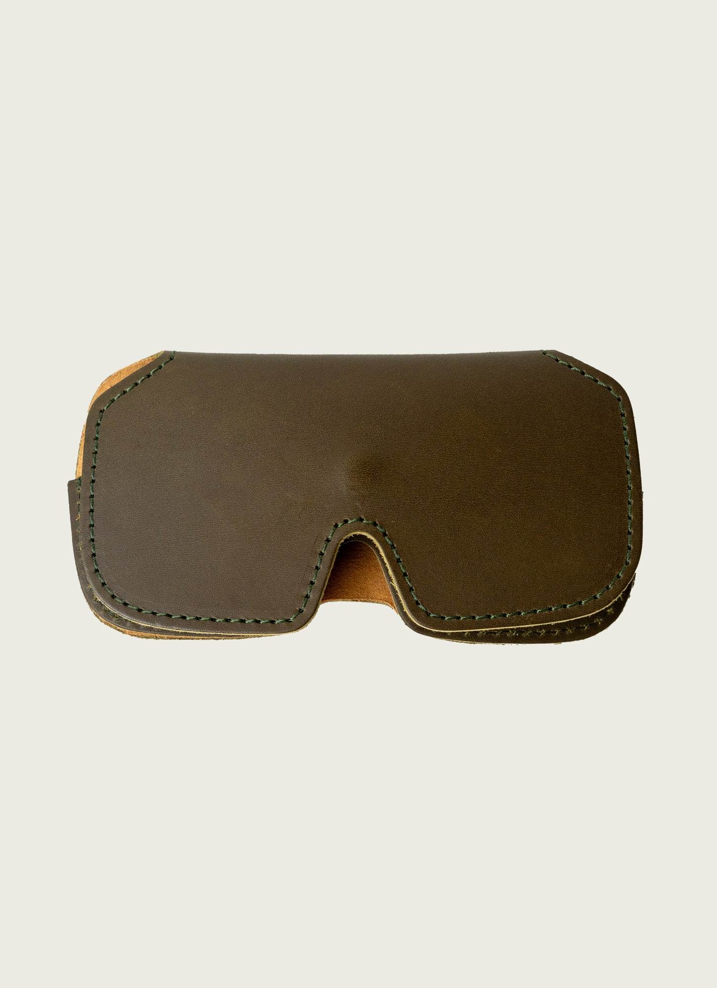 WP Standard Leather Sunglasses Case Olive