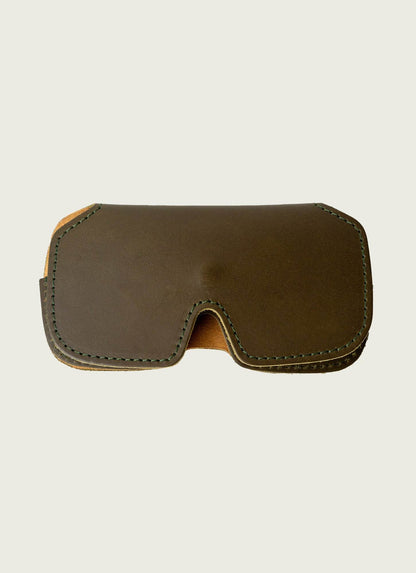 WP Standard Leather Sunglasses Case Olive