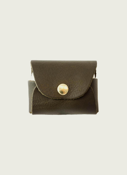 WP Standard Leather AirPods Case Olive