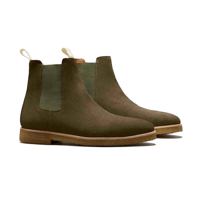 Oliver Cabell Chelsea Boot - Truffle Suede