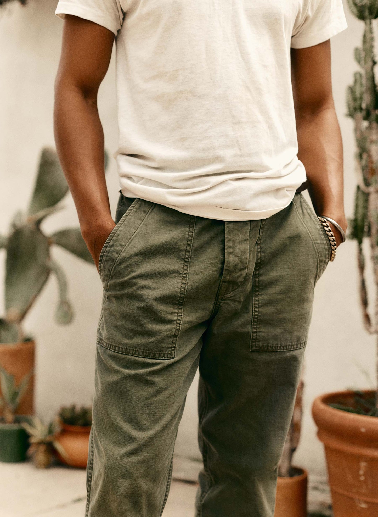 imogene + willie oliver military trouser