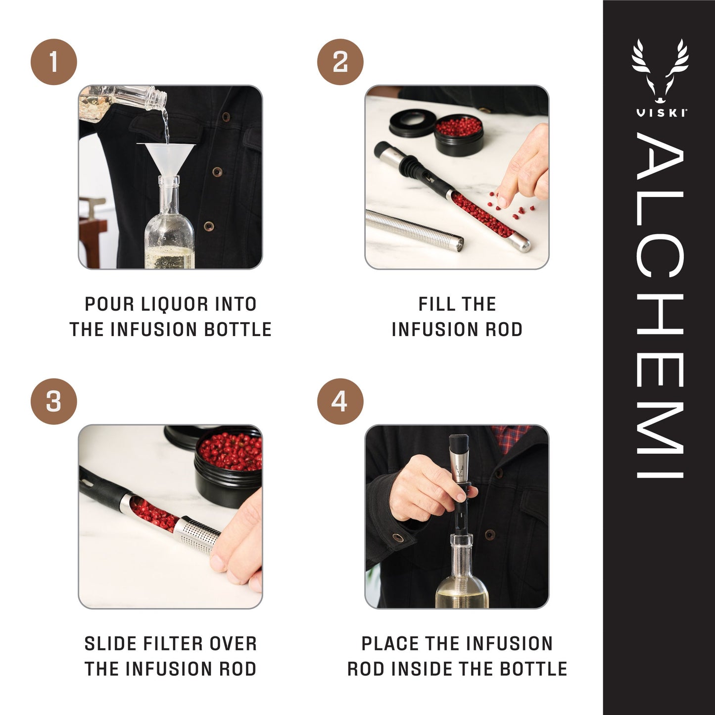 Viski Alchemi Spirits Infusion Kit