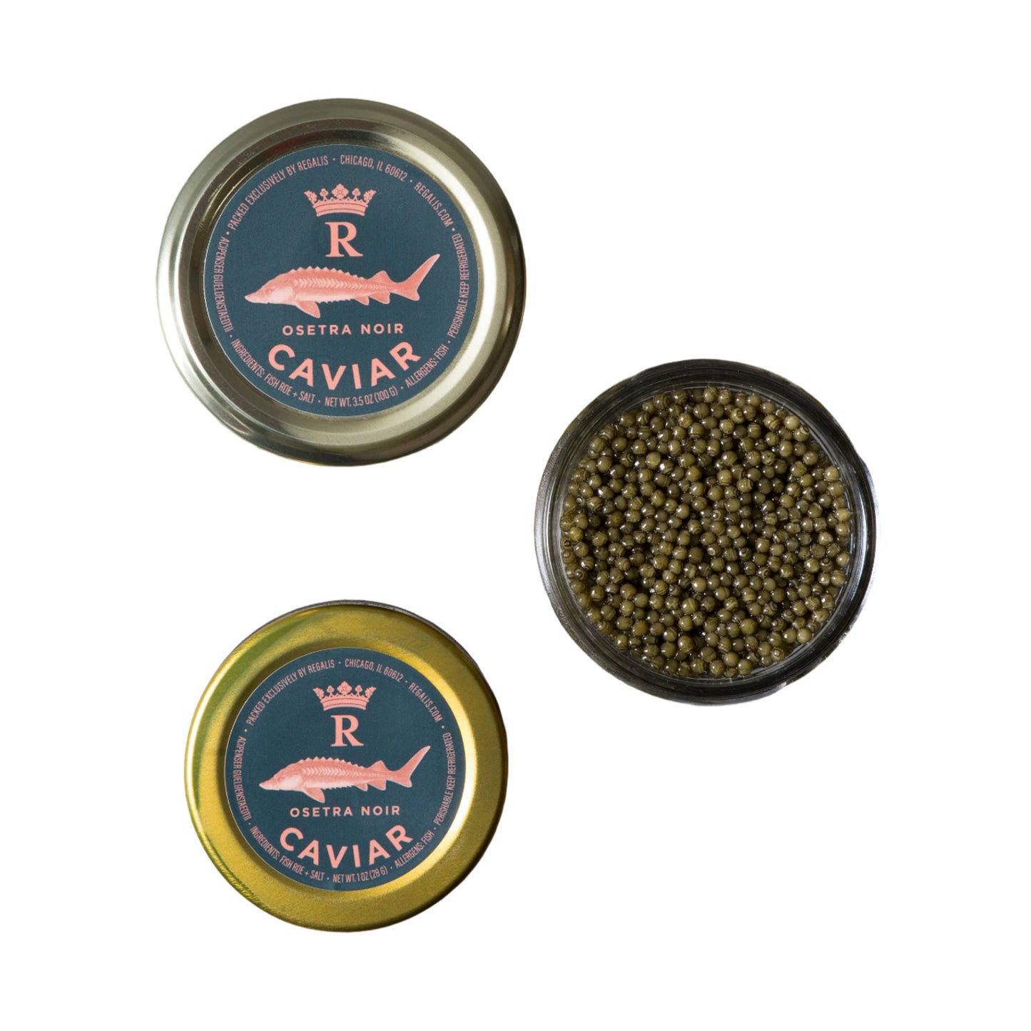 Regalis Osetra Noir Caviar