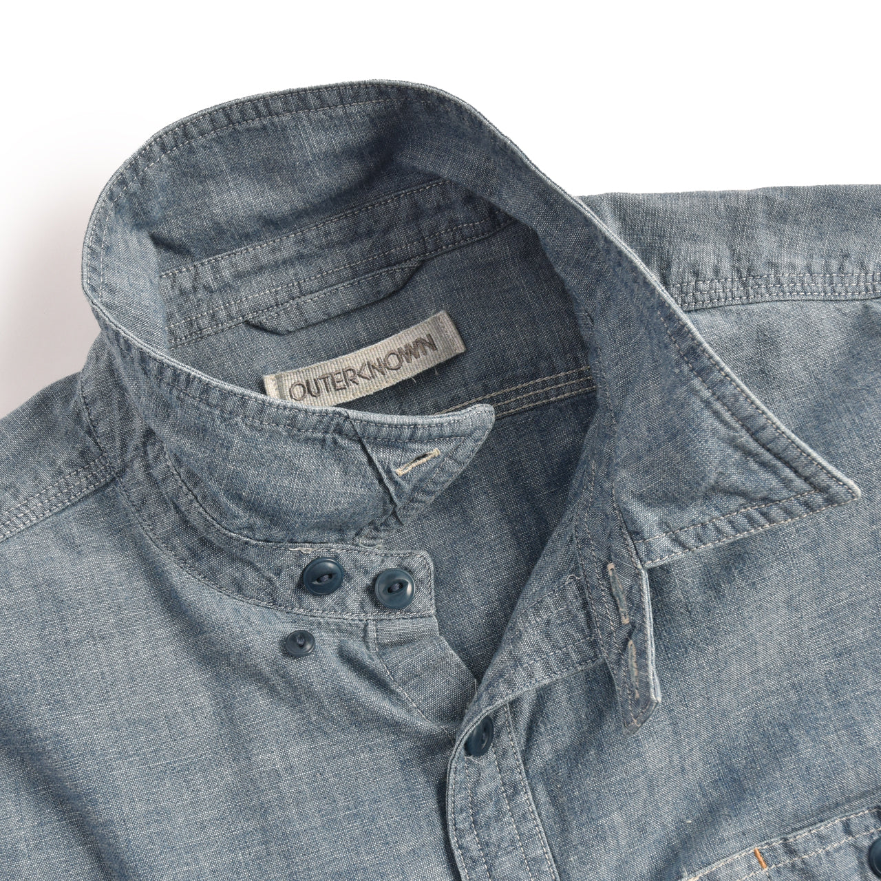 Outerknown Chambray Utility Shirt | Uncrate Supply Outerknown Chambray Utility Shirt | Uncrate Supply