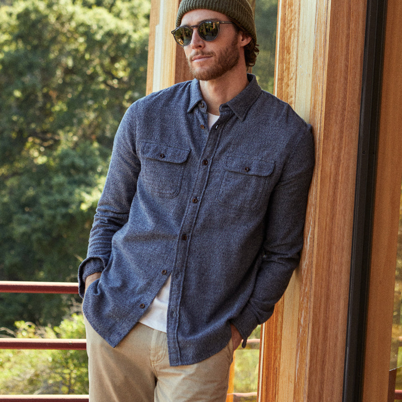 Outerknown Transitional Flannel Utility Shirt