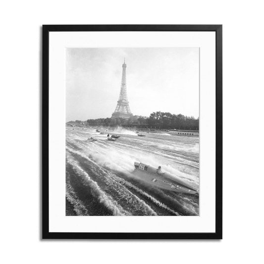 Paris Boat Racing Framed Print
