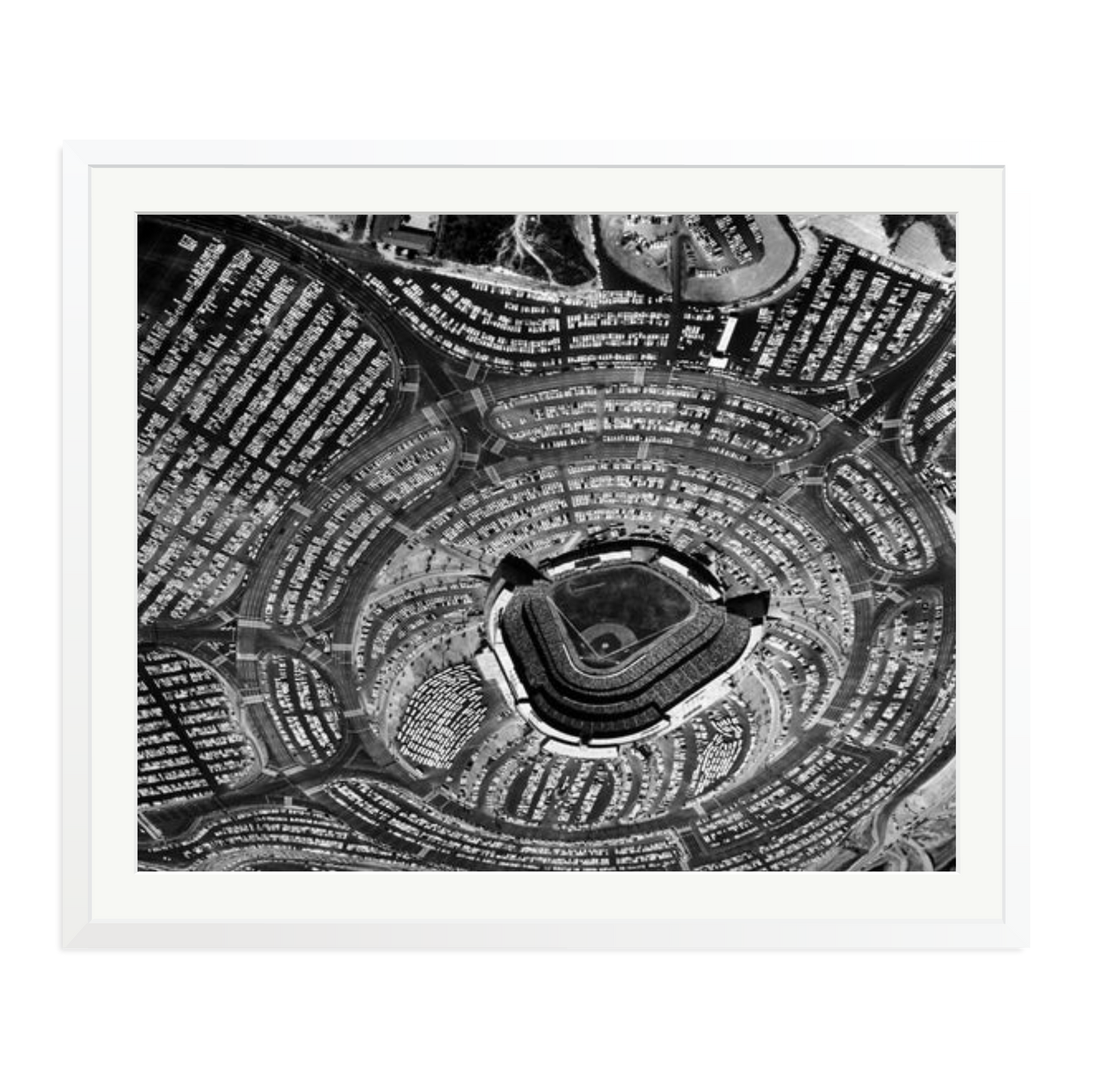 LA Dodgers Stadium Framed Print