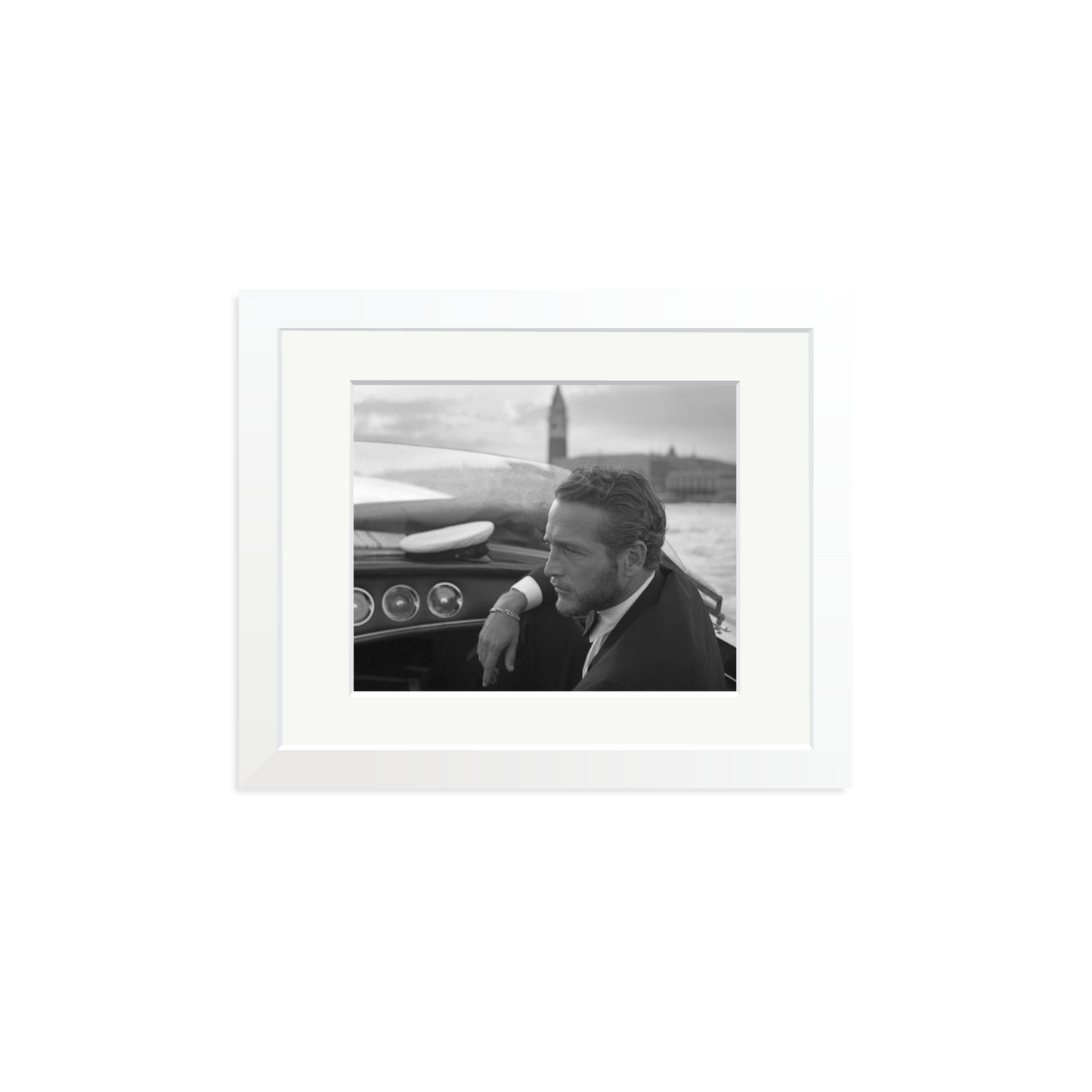 Paul Newman in Venice Framed Print