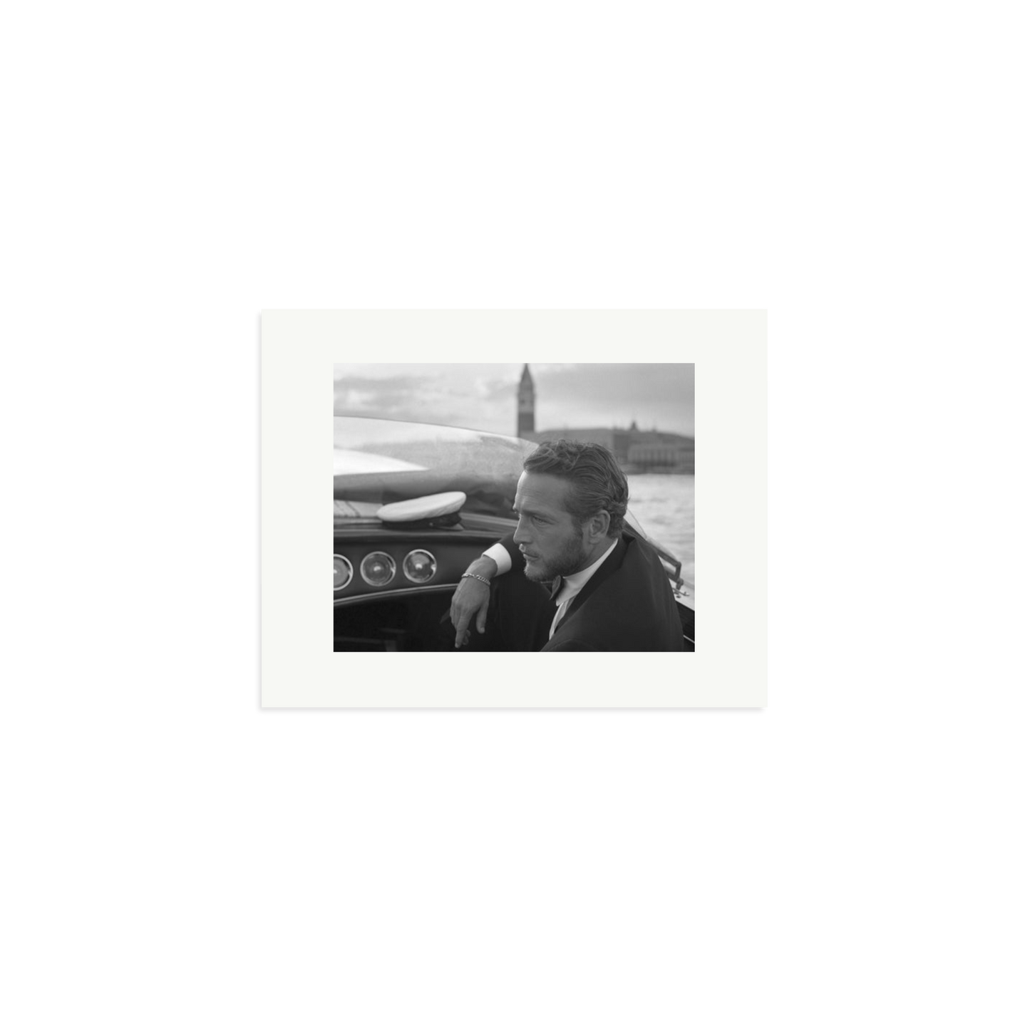 Paul Newman in Venice Framed Print