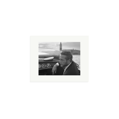 Paul Newman in Venice Framed Print Print Only Small