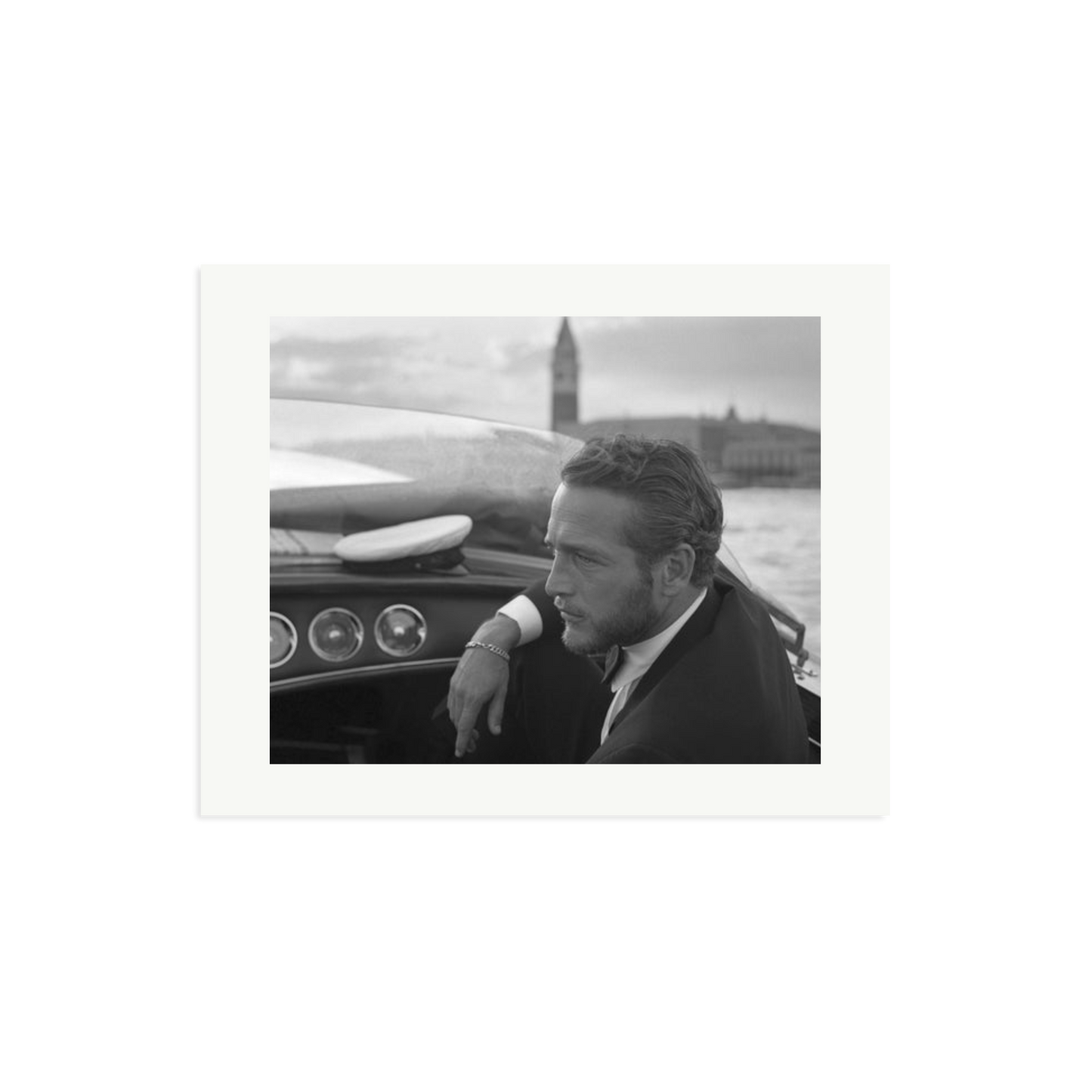 Paul Newman in Venice Framed Print