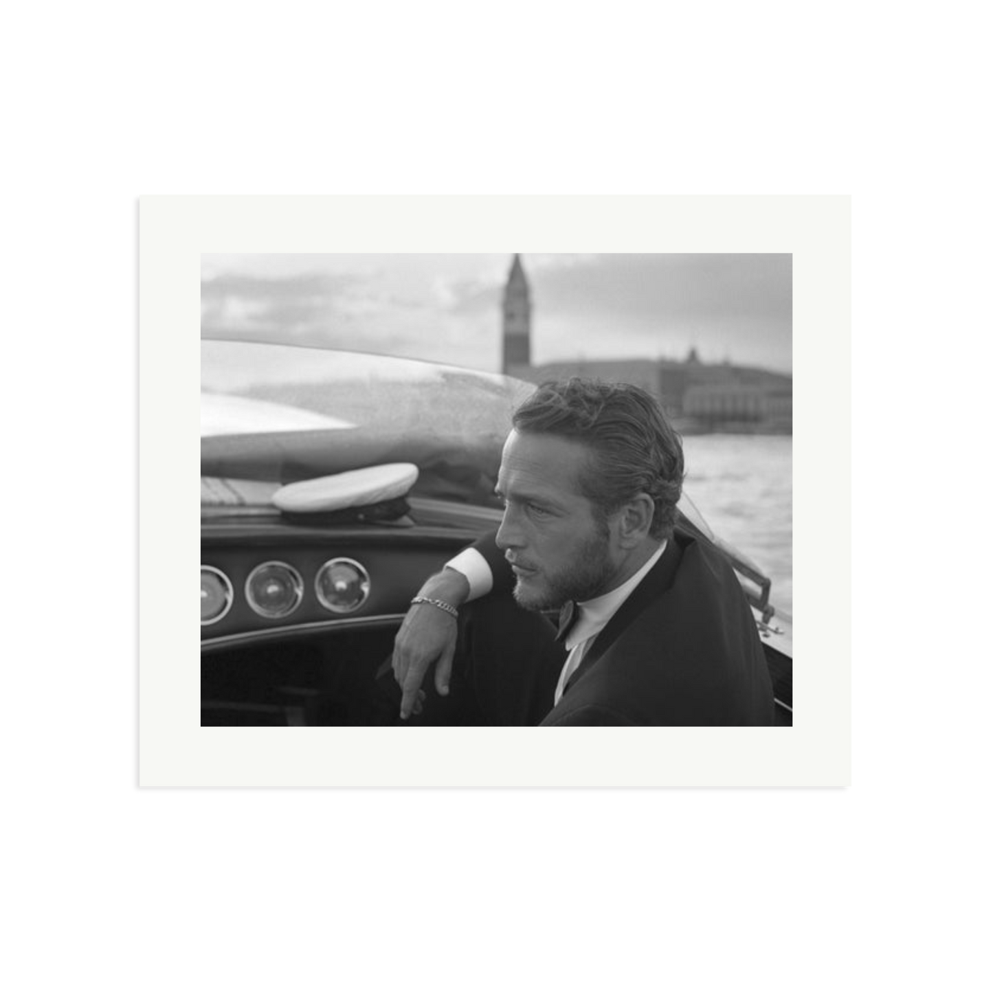 Paul Newman in Venice Framed Print