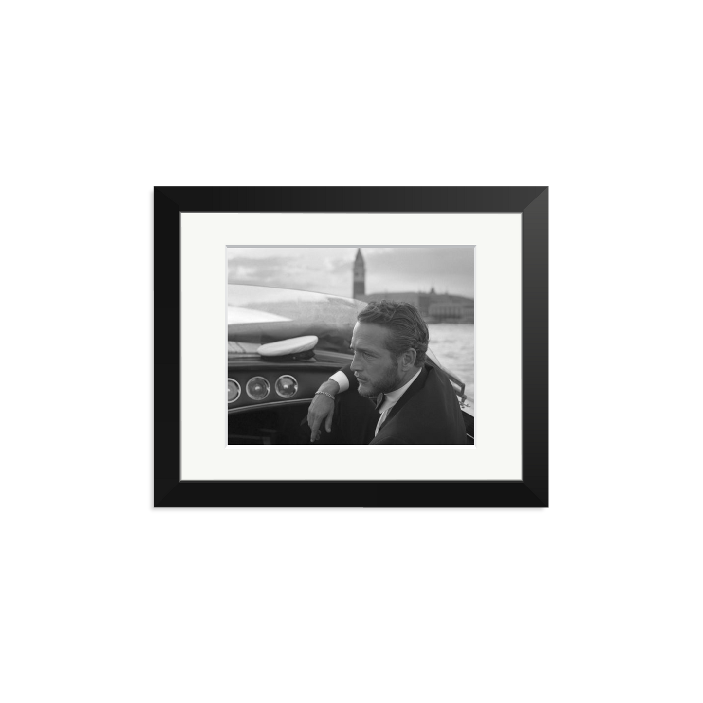 Paul Newman in Venice Framed Print