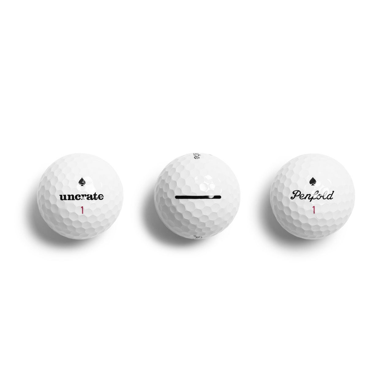 Penfold x Uncrate Heart & Spade Golf Balls