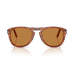 Lunettes De Soleil Persol Steve McQueen Limited Edition 714SM - Monture Terre De Sienne, Verres Bleus Polarisés - Taille 54/21 - Neuf