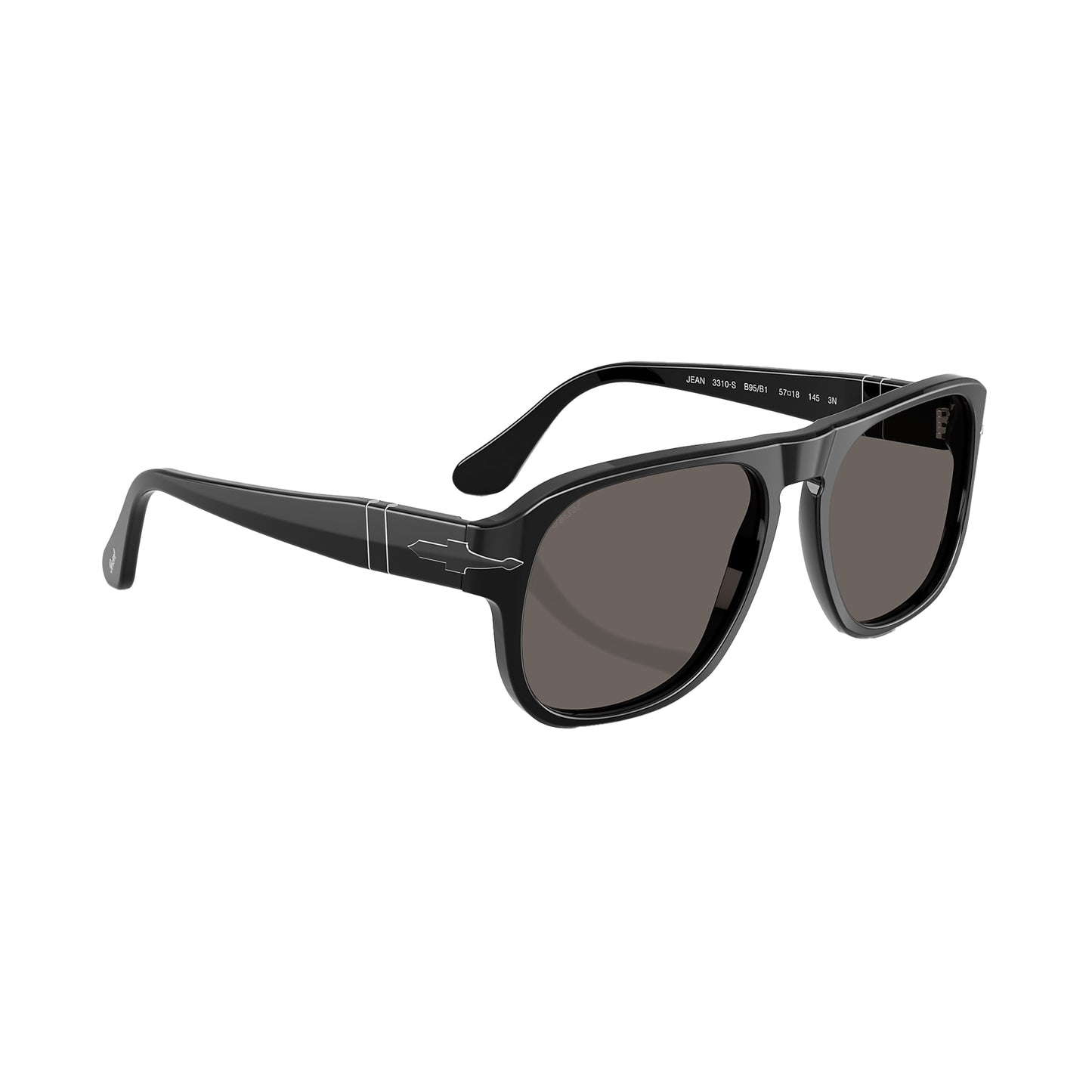 Persol Jean Black Arrow Sunglasses