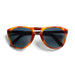 Persol 714 Steve McQueen Sunglasses - Light Havanna / Gradient Blue Polar